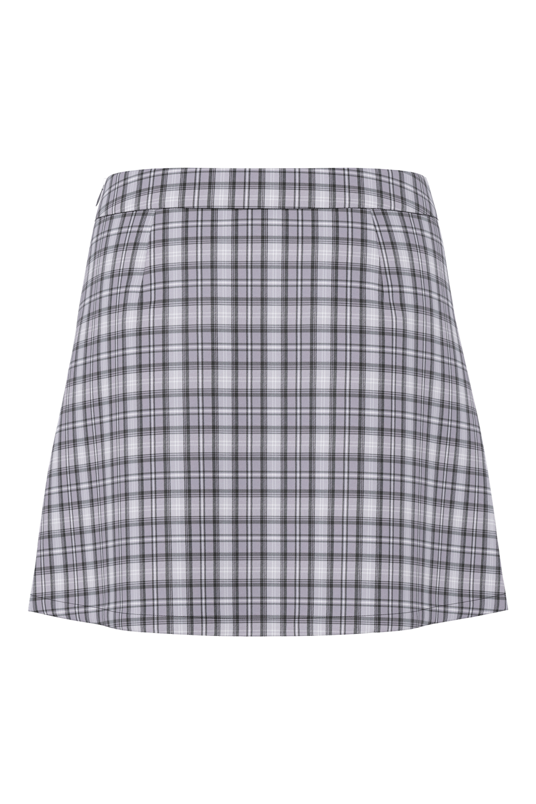 Pieces - Pcjackie Short Skirt Fsy - 4889754 Concrete Grey White- Black -Light Grey