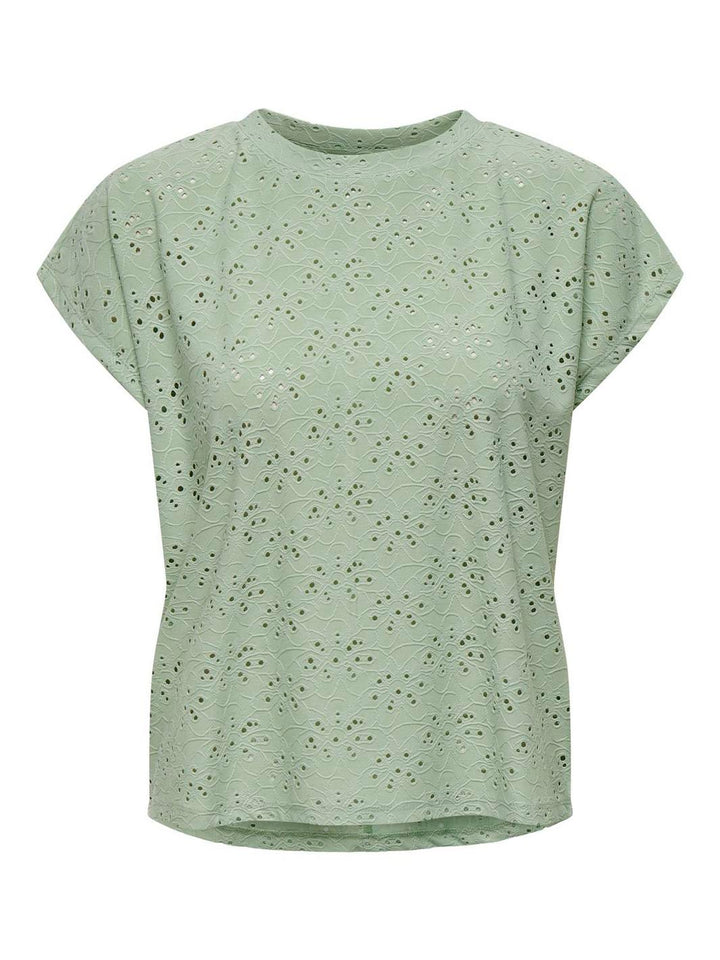 Only - Onlsmilla S/S Top - 4405749 Frosty Green