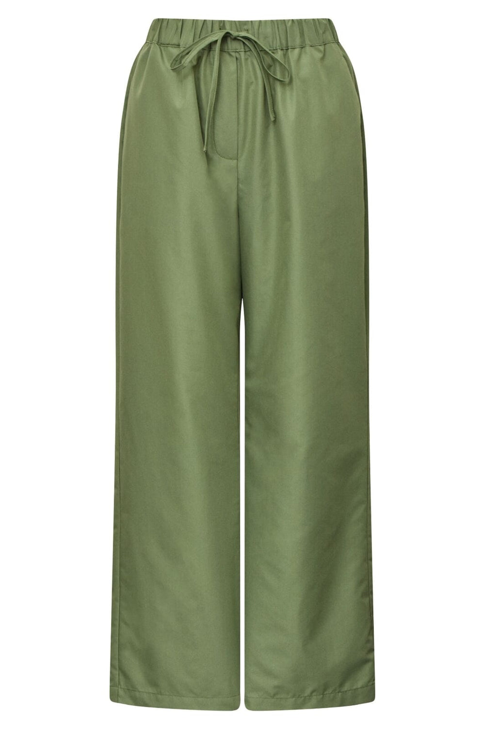 A-VIEW - Brenda Solid Pants - 859 Dusty Green Bukser 