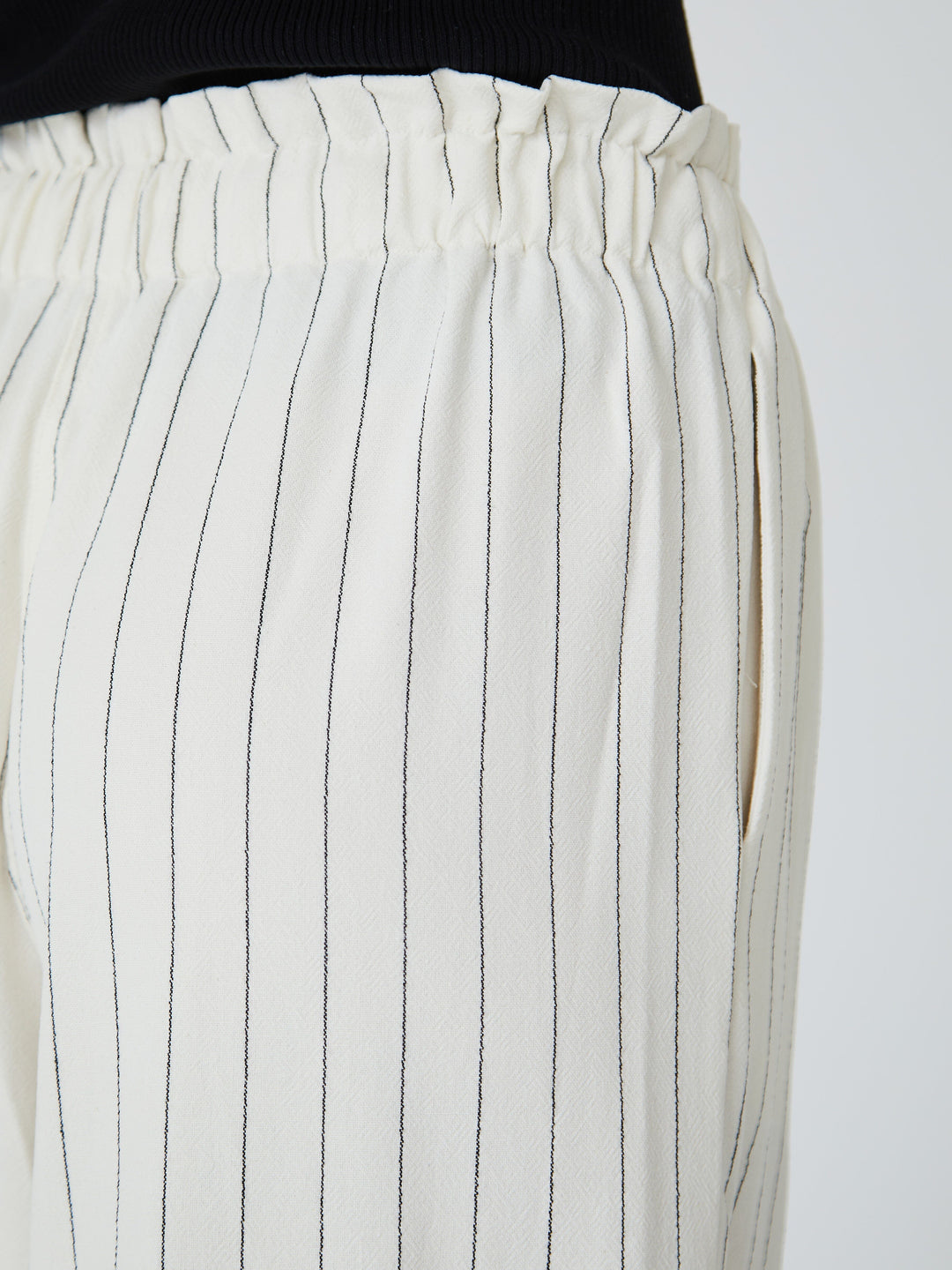 A-VIEW - Lerke Stripe Pants - 005 Off White Bukser 