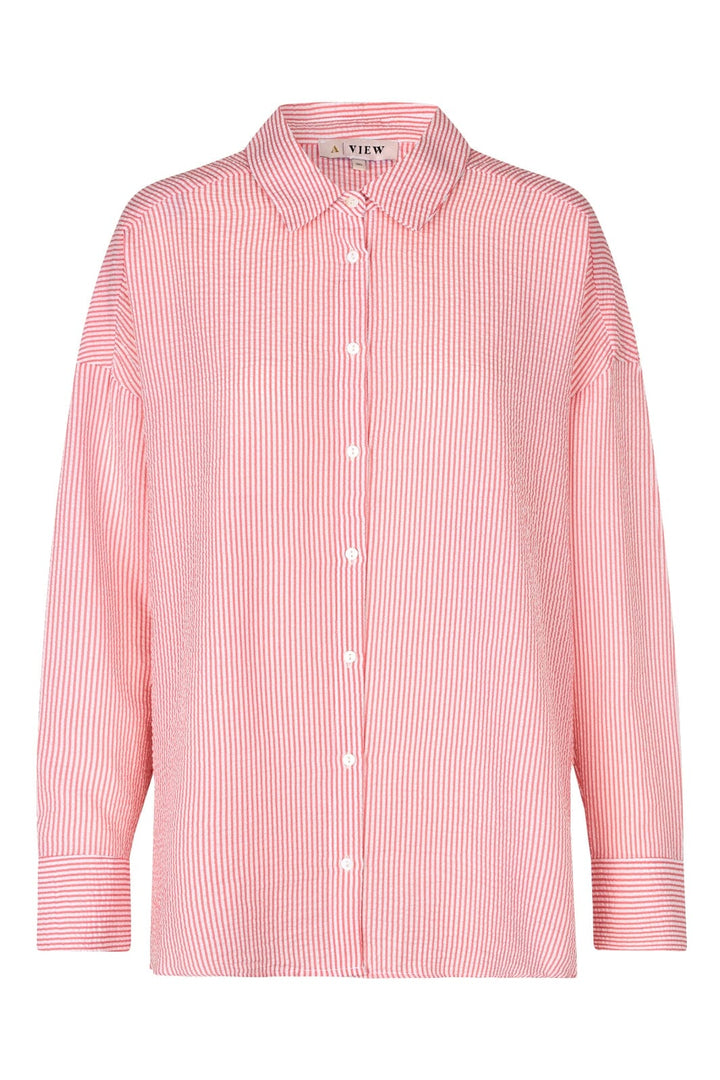 A-View - Sonja Shirt - 252 Coral Pink Skjorter 