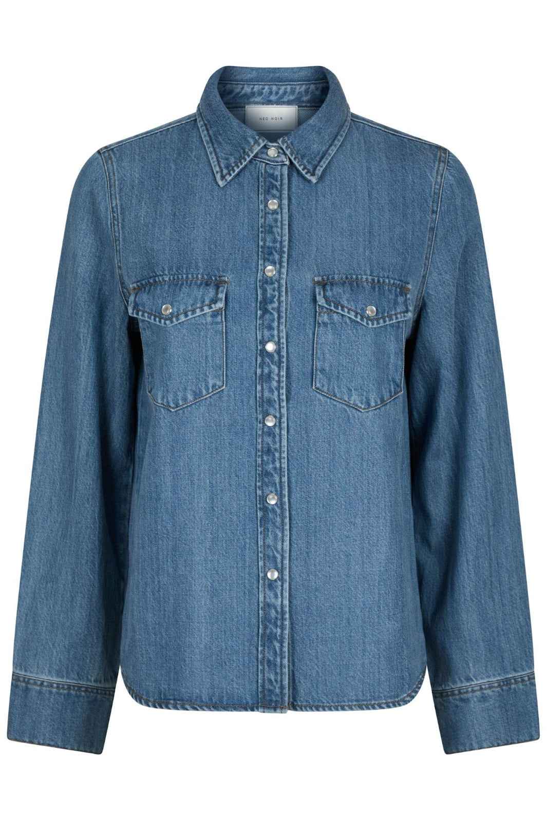 Neo Noir - Roger Denim Shirt 162889 - 843 - Vintage Blue