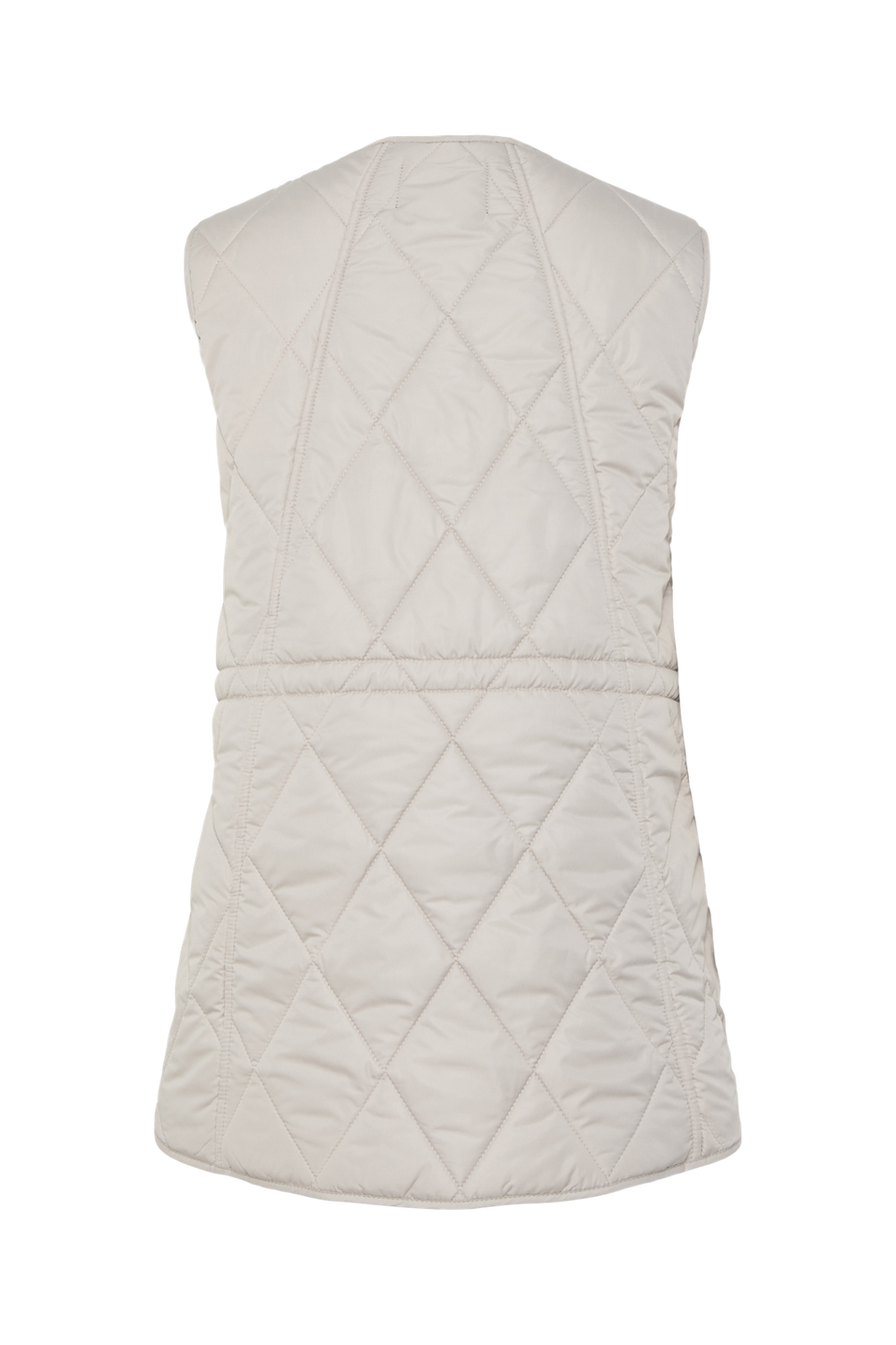 Pieces - Pcstella Quilted Vest - 4640697 Silver Gray