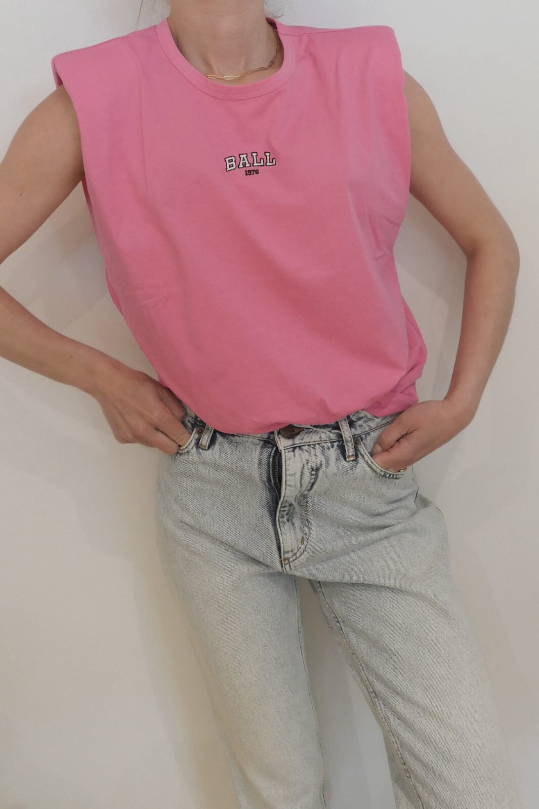 Ball - J. Zach Tank Top - Bubblegum Toppe 