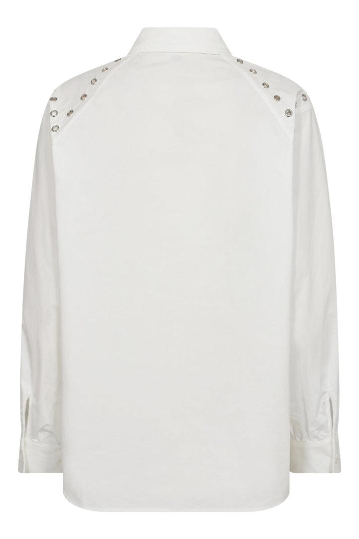 Co´Couture - Trinacc Eyelet Shirt 35803 - 4000 - White