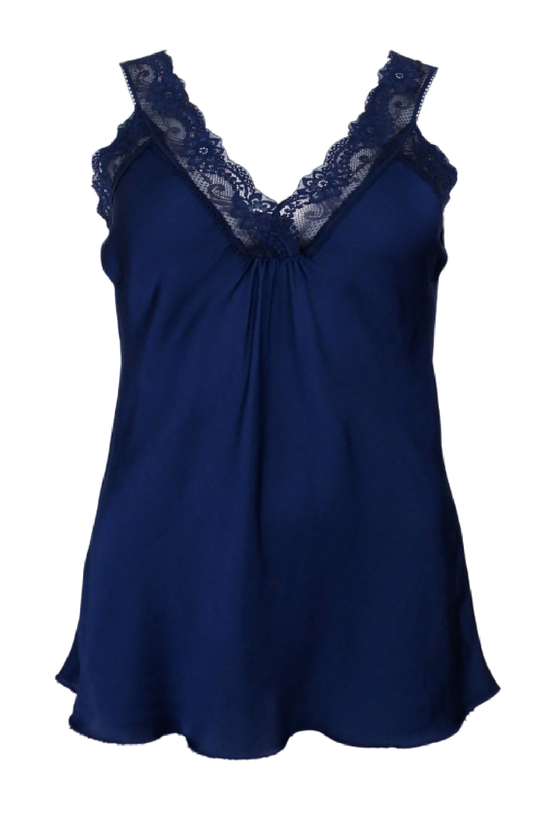 Black Colour - Bcbea Lace Top - Dark Blue Toppe 