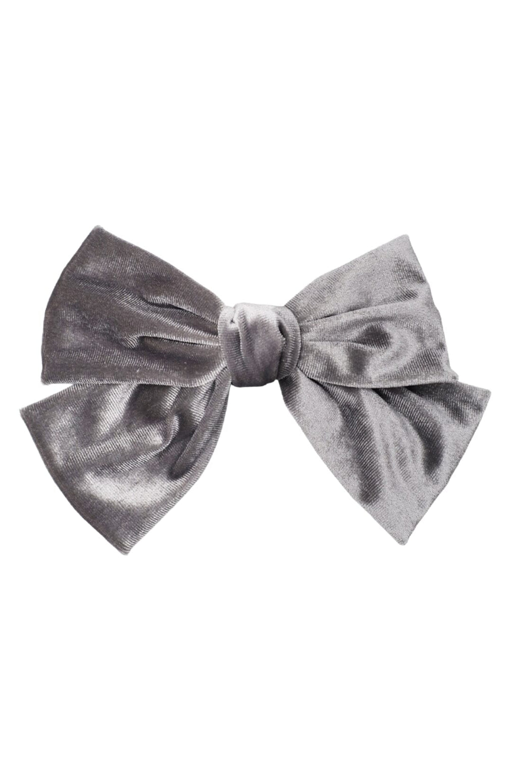 Black Colour - Bccorinne Big Bow Barette Hair Clip - Grey Accessories 