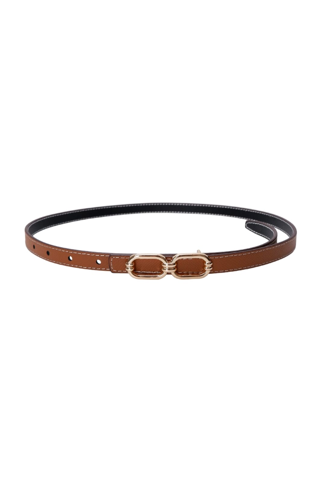 Black Colour - Bcdixie Belt - Cognac/Black Bælter 