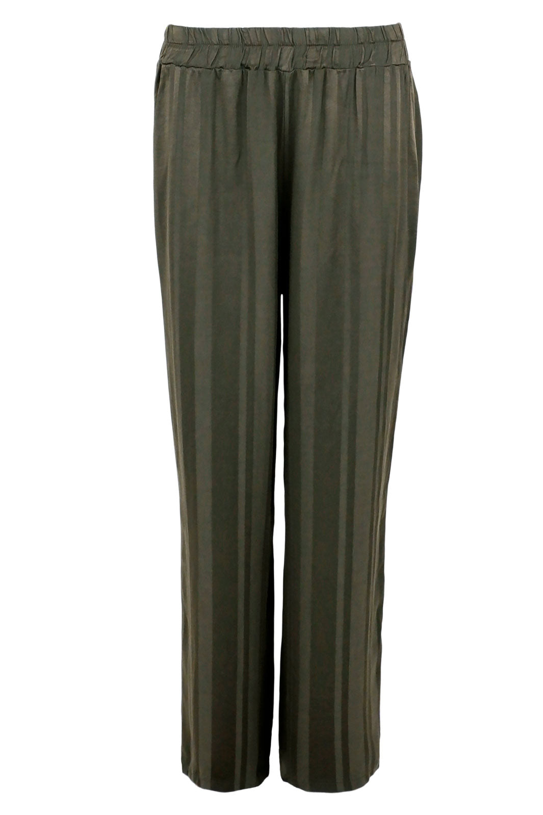 Black Colour - Bcrena Wide Legged Pant - Army Bukser 