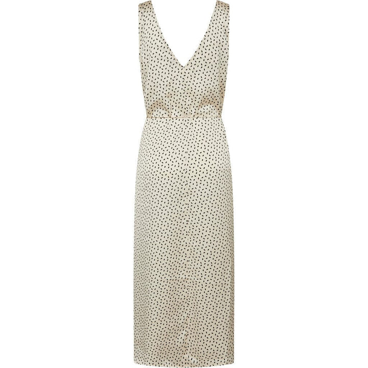 Bruuns Bazaar - AcaciaBBKarola dress - Cream/black dot print Kjoler 