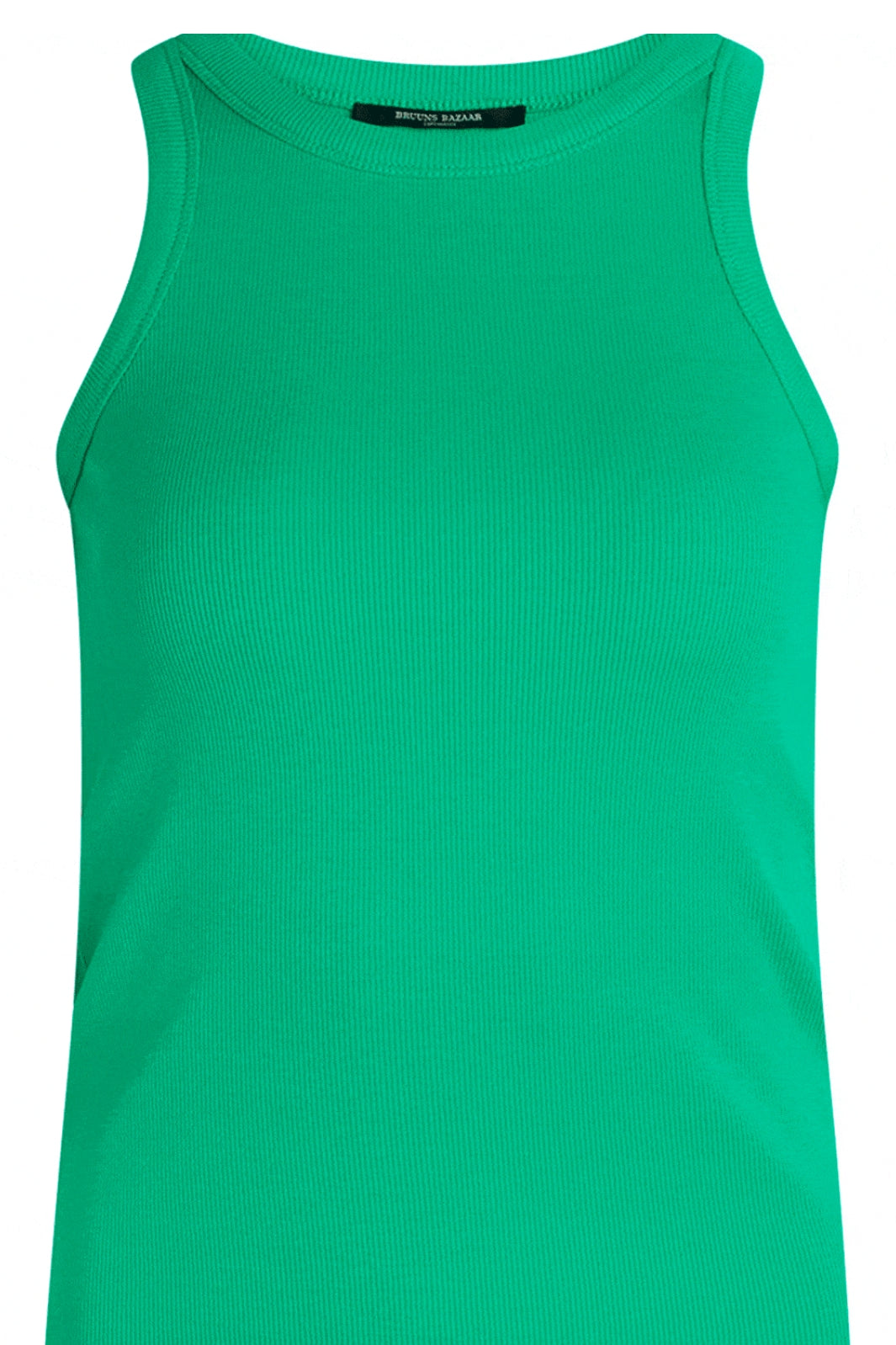 Bruuns Bazaar - Katy Rib Tank top - Bright Green Toppe 