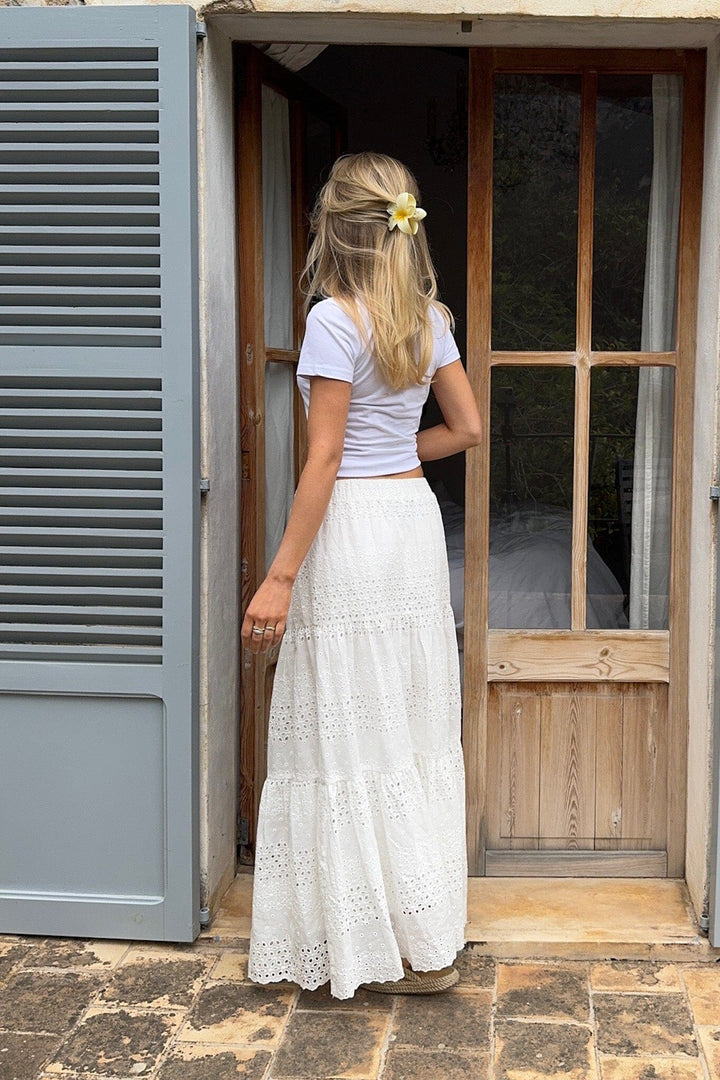 BYIC - Sofiaic Long Skirt - wl White Lace Nederdele 