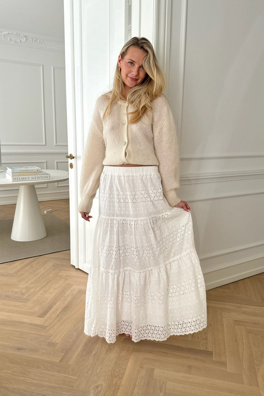 BYIC - Sofiaic Long Skirt - wl White Lace Nederdele 