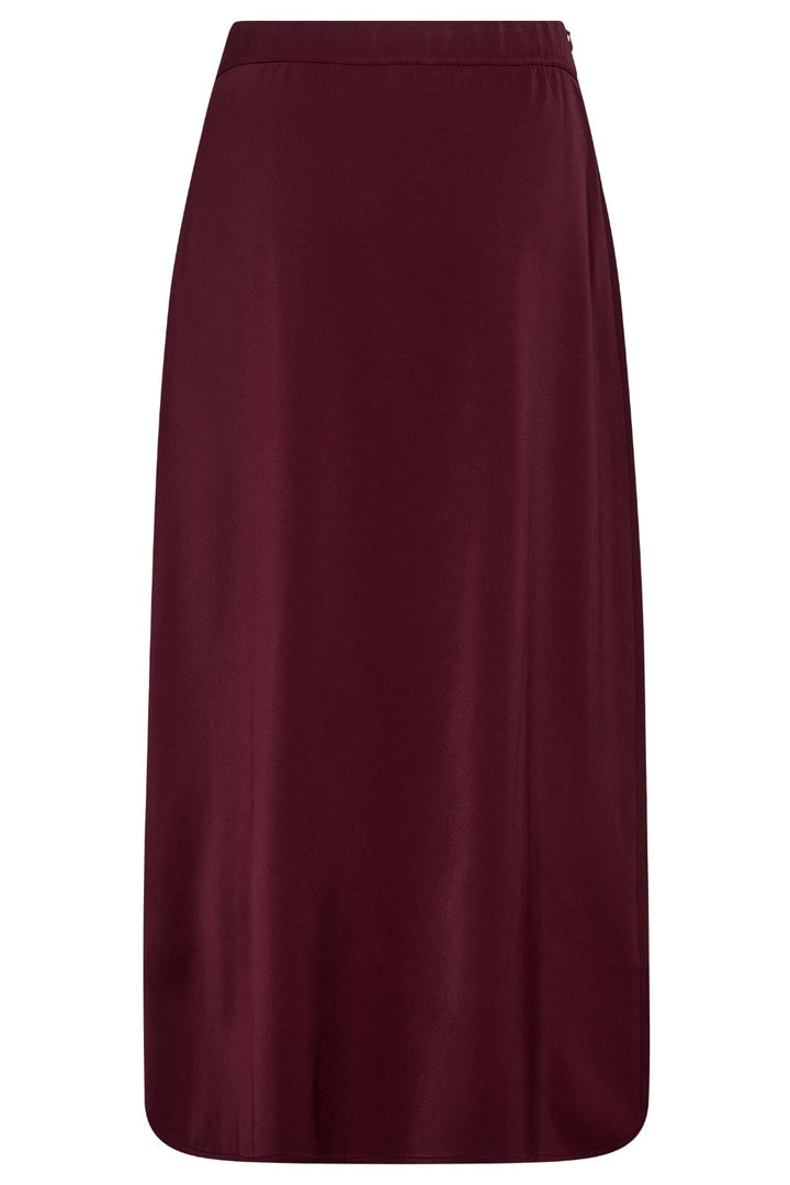 Co´Couture - Adnacc Sateen Skirt 34164 - 186 - Burgundy