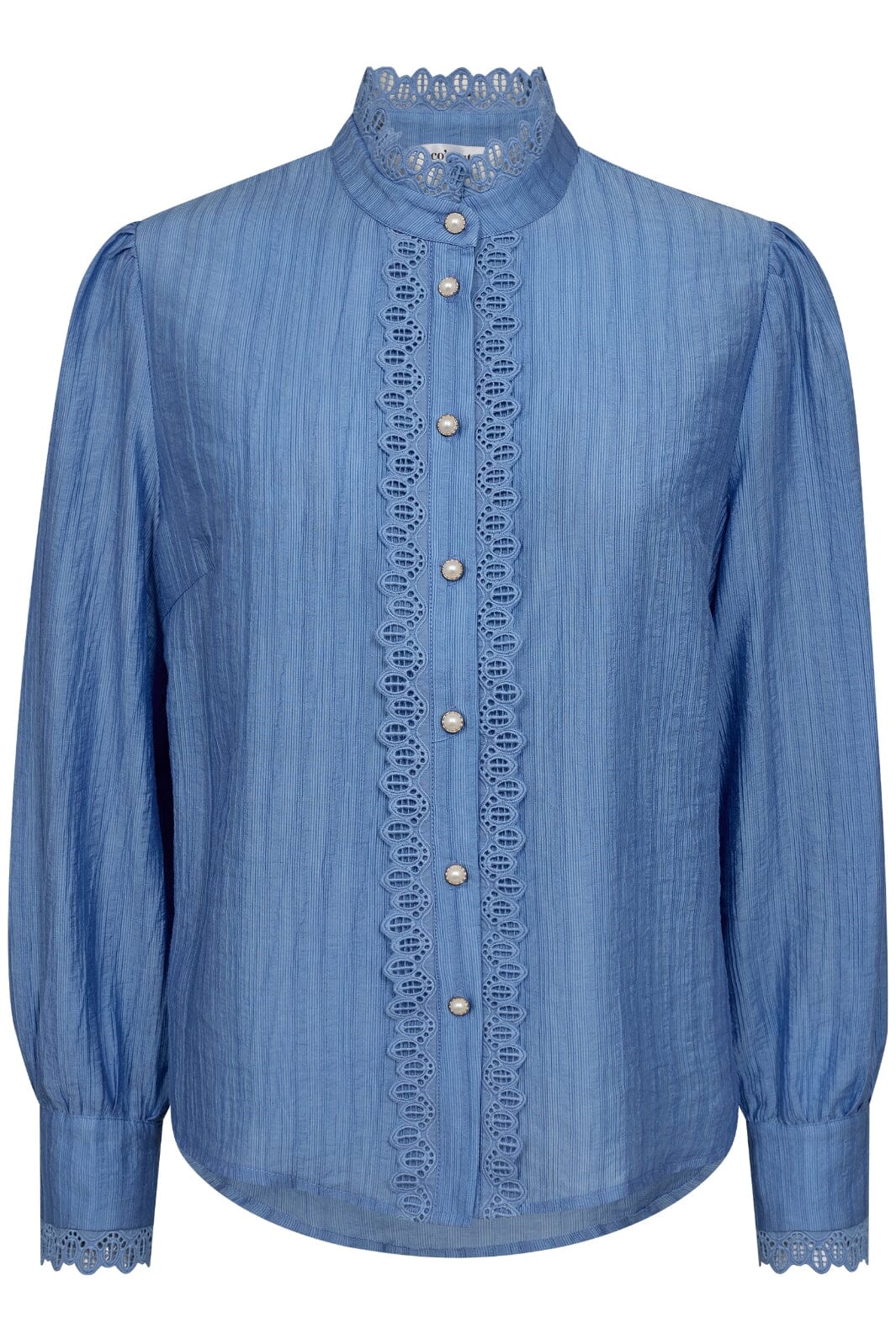 Co´couture - Angiecc Anglaise Shirt 35600 - 210 Sky Blue Skjorter 