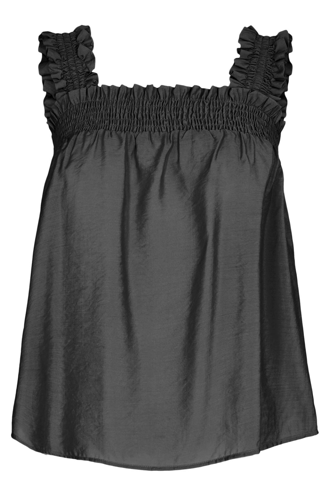 Co´couture - Callumcc Smock Strap Top - 96 Black Toppe 