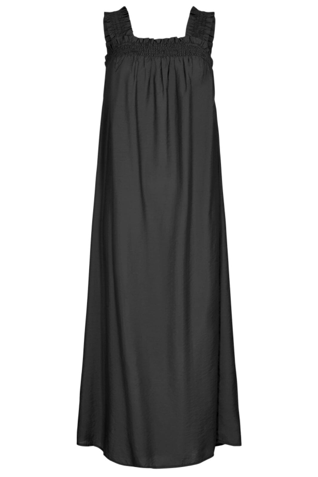 Co´couture - Callumcc Smocklong Strap Dress 36156 - 96 Black Kjoler 