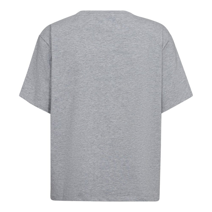 Co´couture - Cococc Stone Tee 33082 - 57 Grey Melange T-shirts 