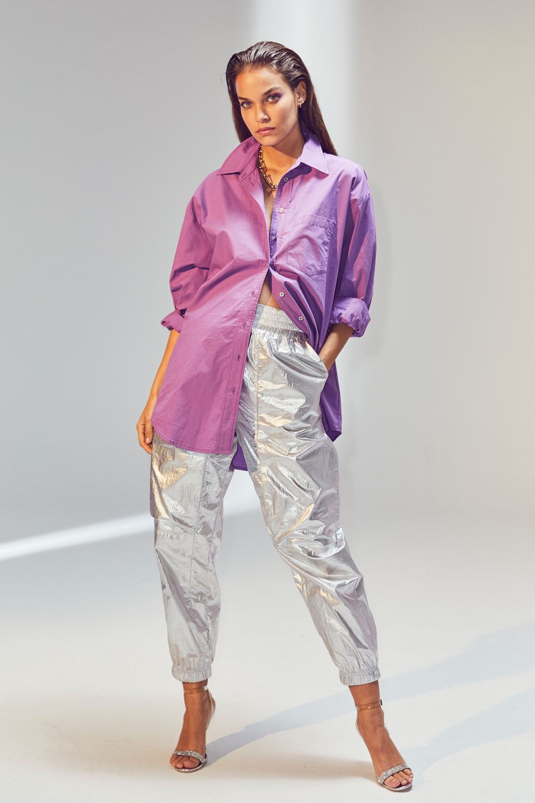 Co'couture - Coriolis Oversize Shirt - Lavender Skjorter 