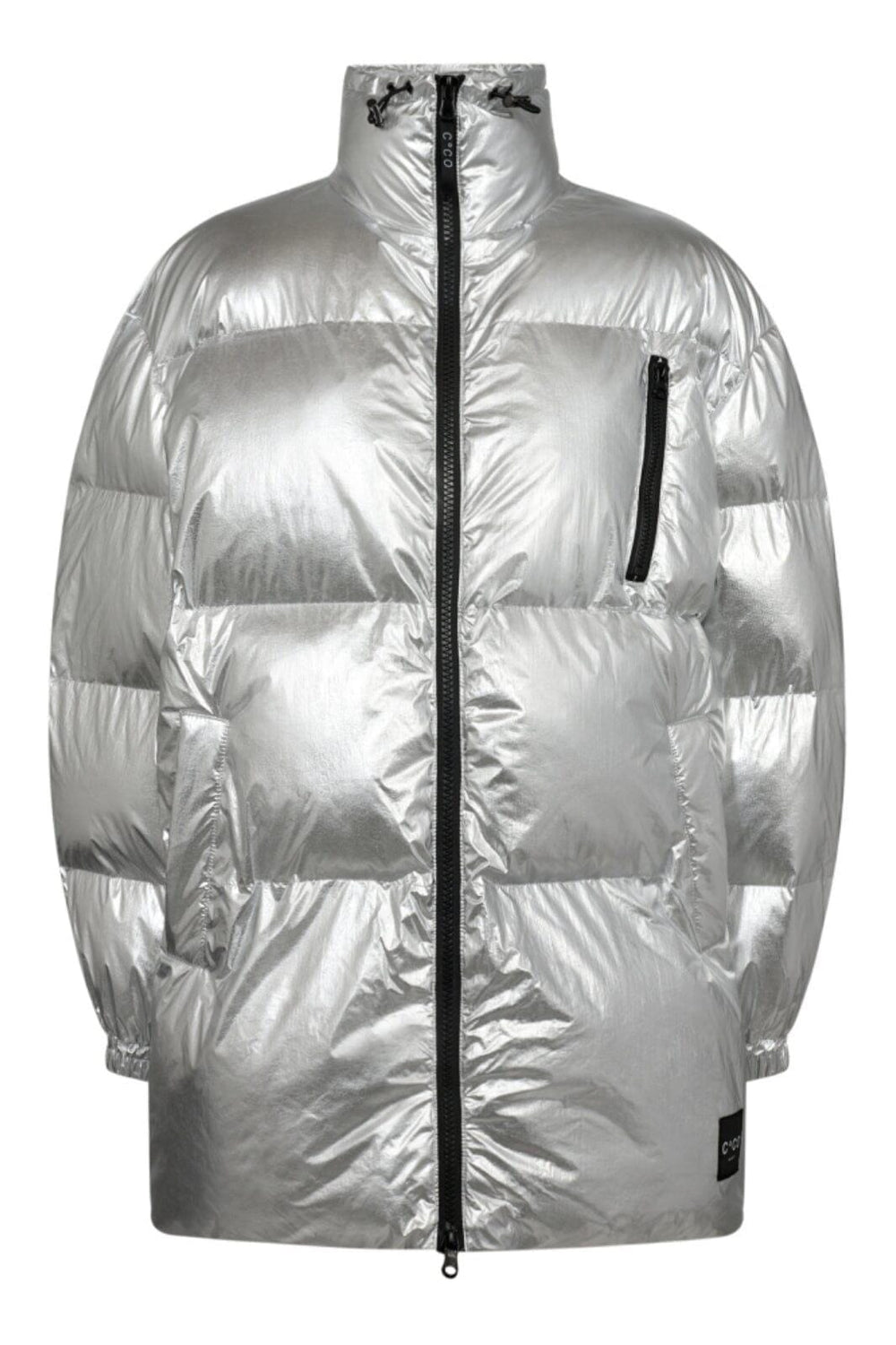 Co´couture - Metalcc Puffer Jacket 30125 - 930 Silver Jakker 