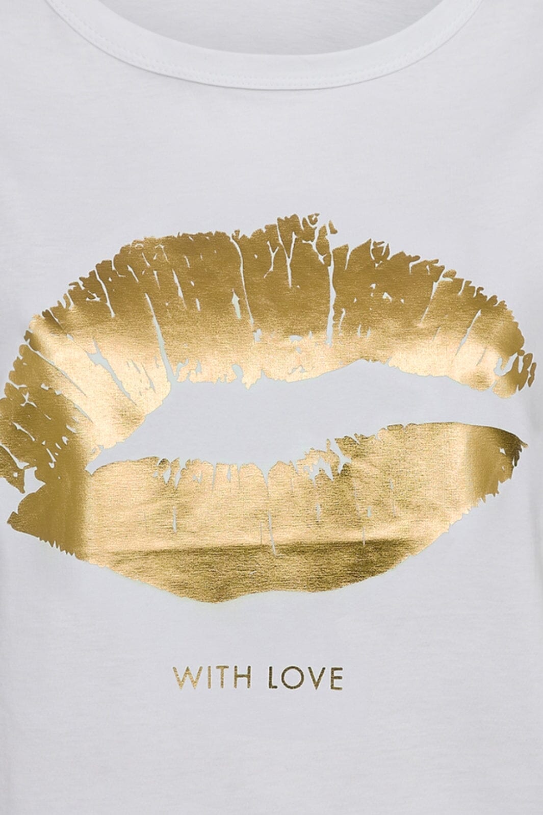 Co´Couture - The Kisscc Tee 33100 - 40048 Whitegold