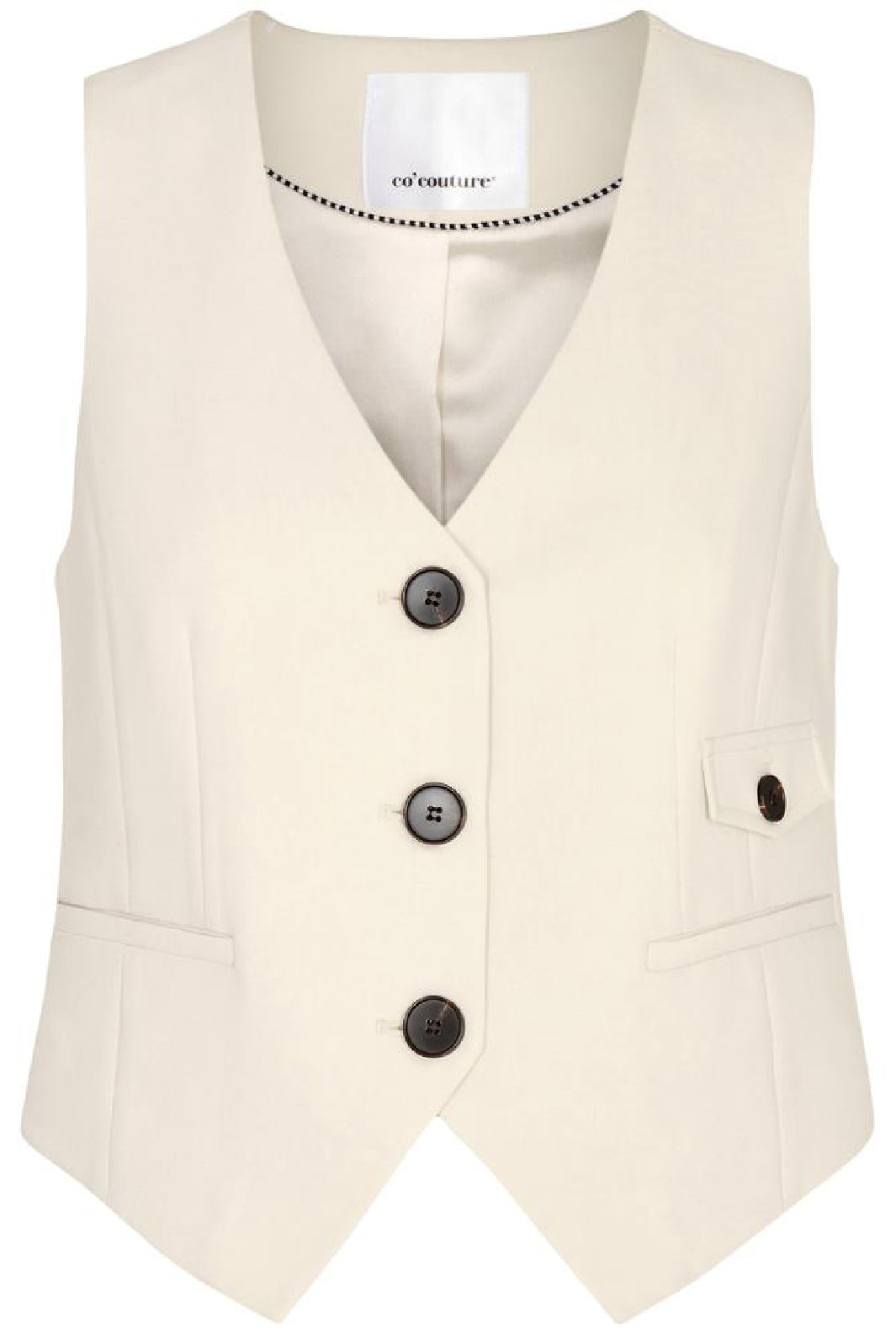 Co'couture - Vola Tailor Vest - Bone 