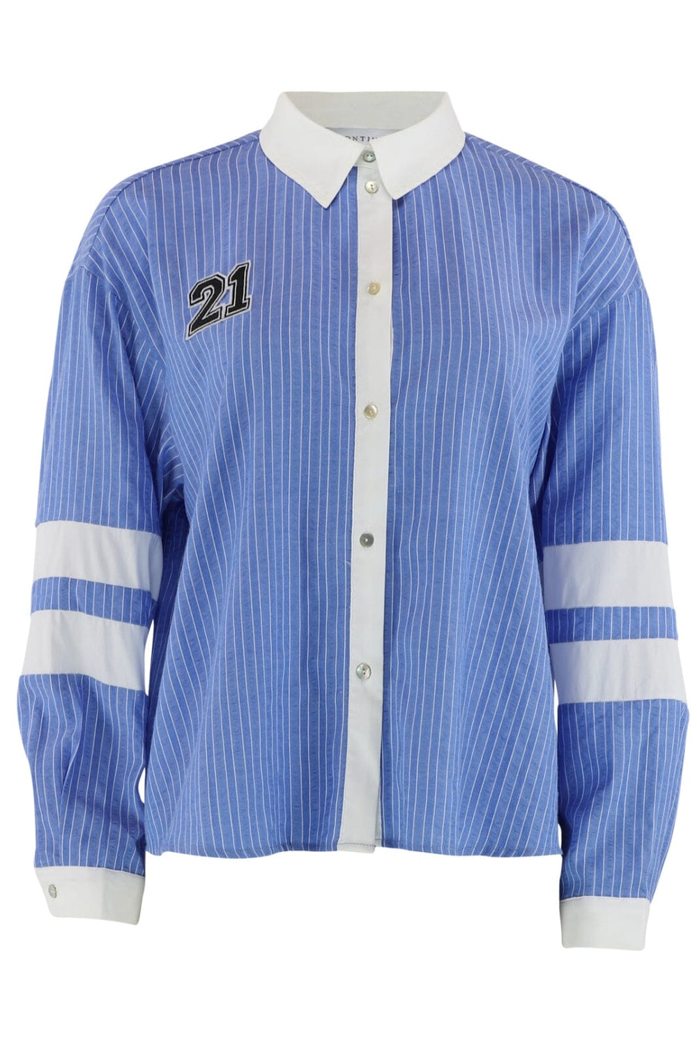 Continue - Ally 21 Shirt 14720 - Blue Stripe