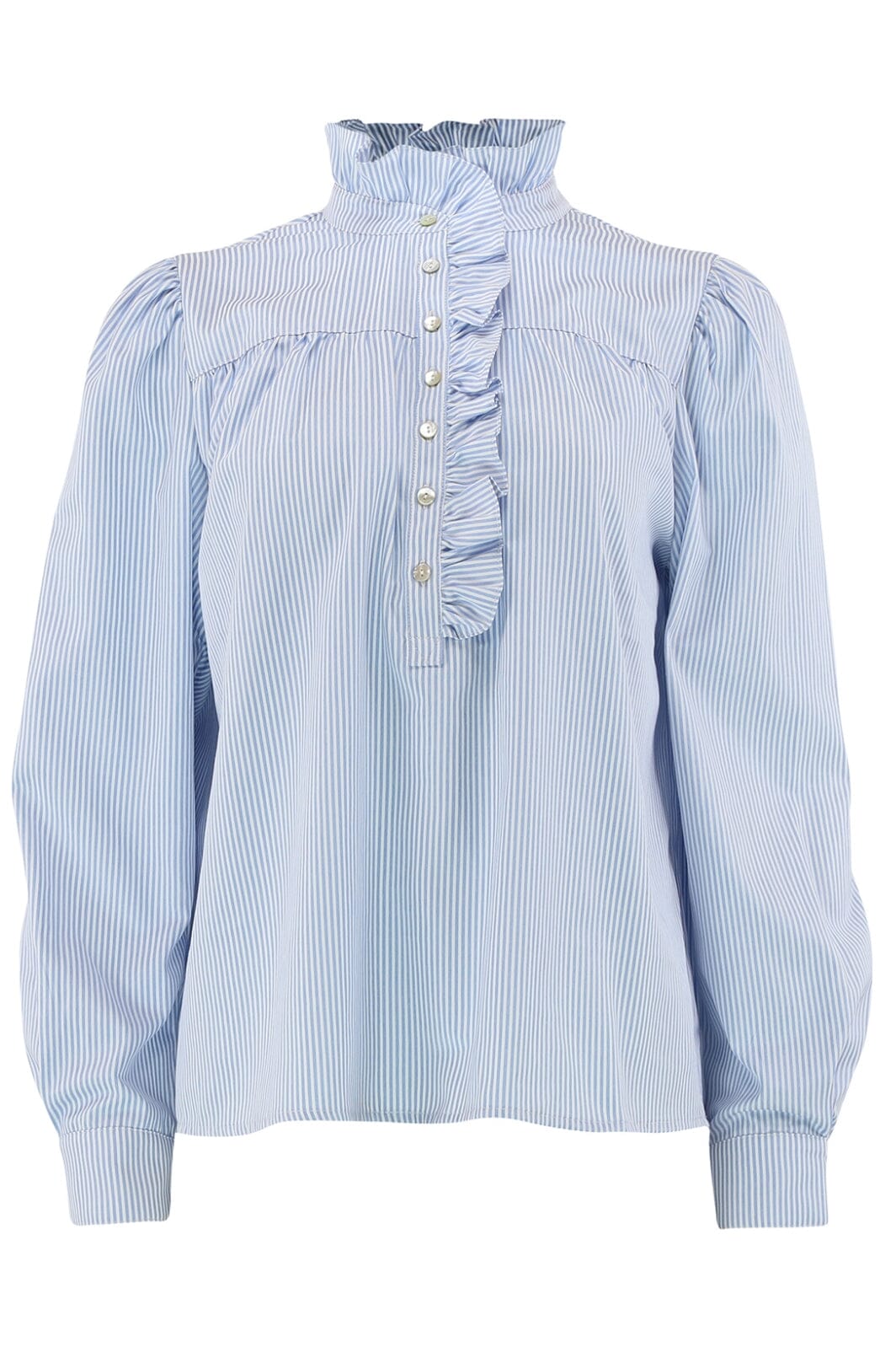 Continue - Ariana Stripe - Blue Stripe Skjorter 