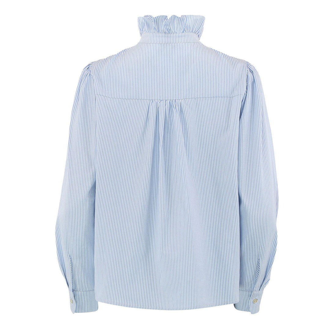 Continue - Ariana Stripe - Blue Stripe Skjorter 