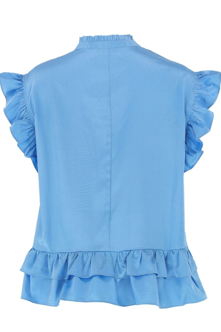 Continue - Kris Blouse - Light Turquis Bluser 