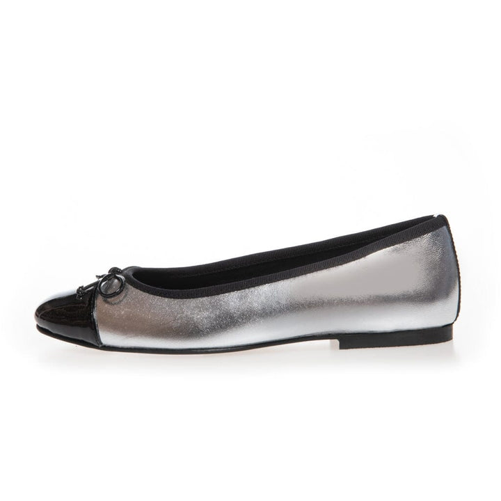 Copenhagen Shoes - My Own Ballerinas - 334 Silver / Black Ballerinaer 