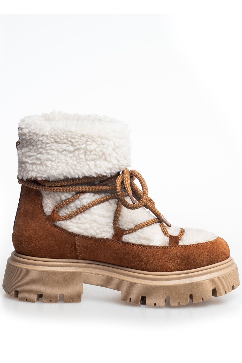 Copenhagen Shoes - Snow By Snow 22 Low - 2229 Cognac Off-White Støvler 