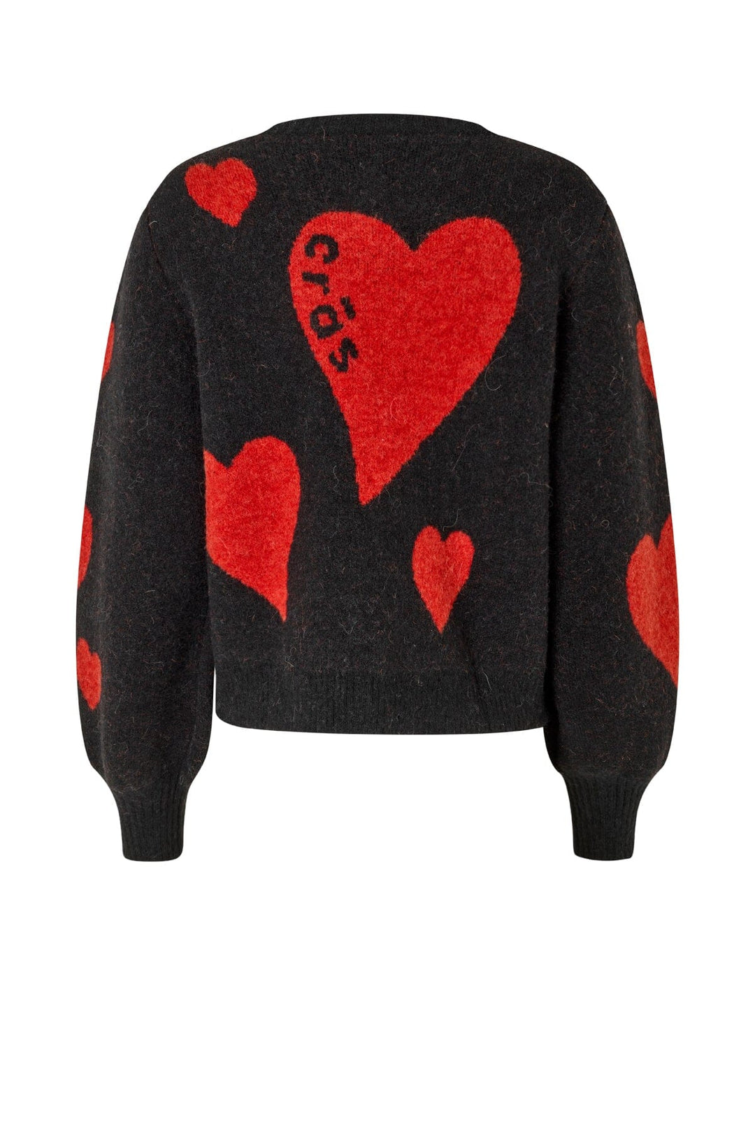 Cras - Heartscras Cardigan - 8038 8038 Black Hearts Cardigans 