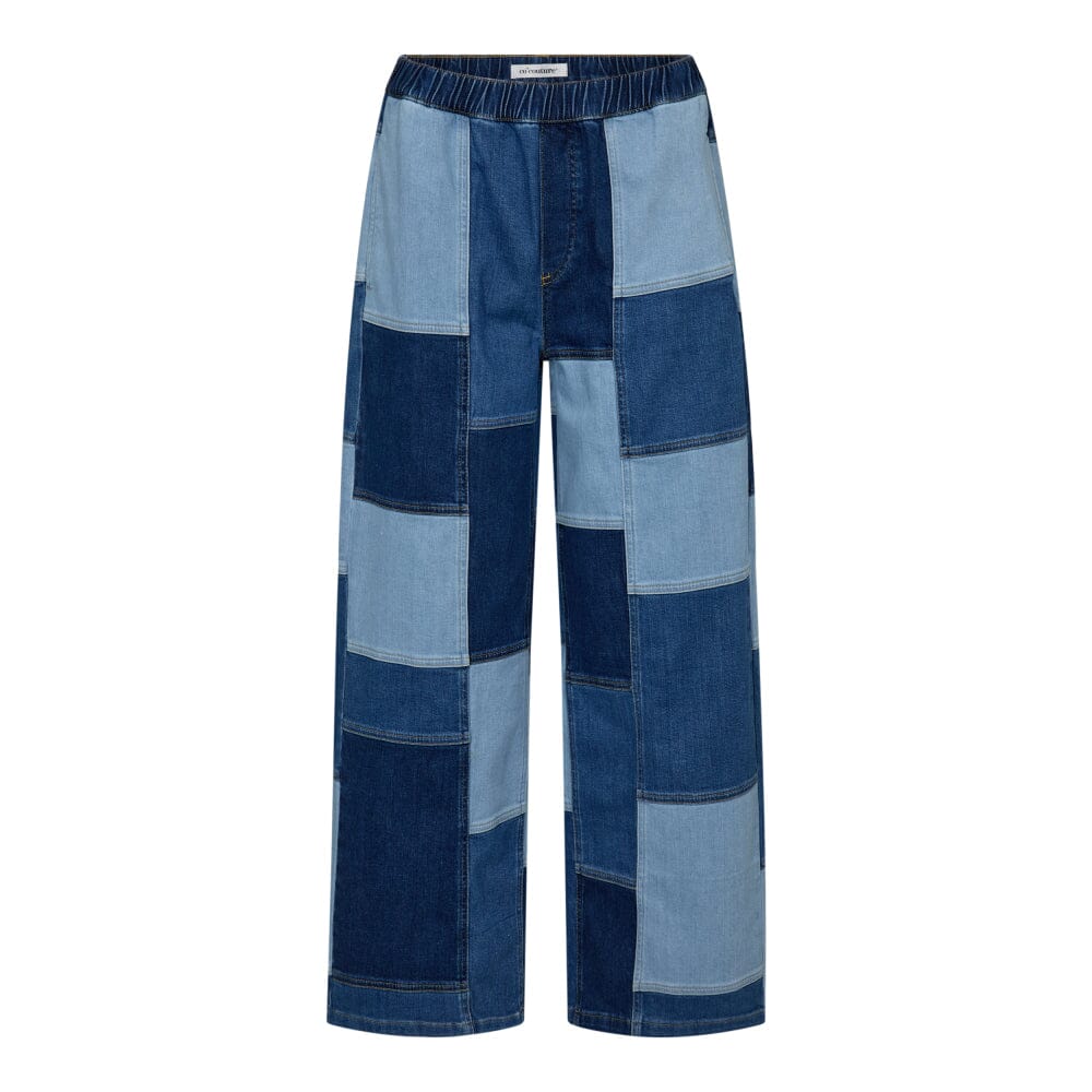 Forudbestilling - Co´Couture - Patchcc Denim Pant 31422 - 552 Denim Blue Bukser 