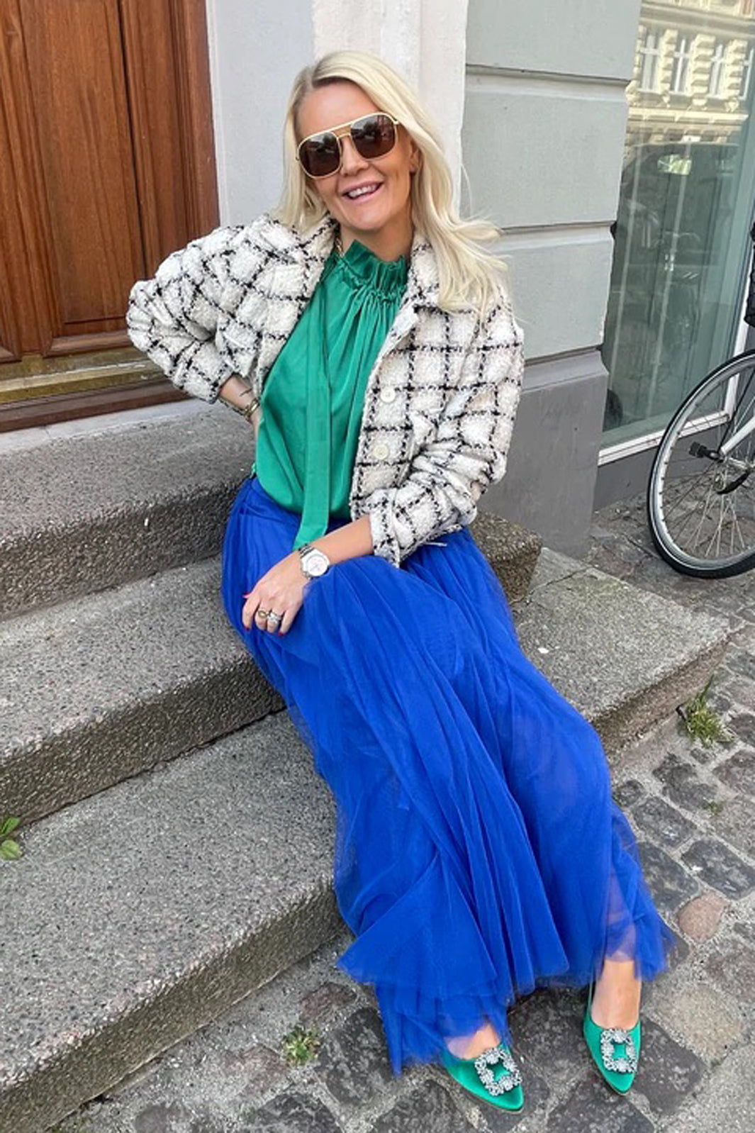 Emm Copenhagen - Daisy Skirt - Electric Blue Nederdele 