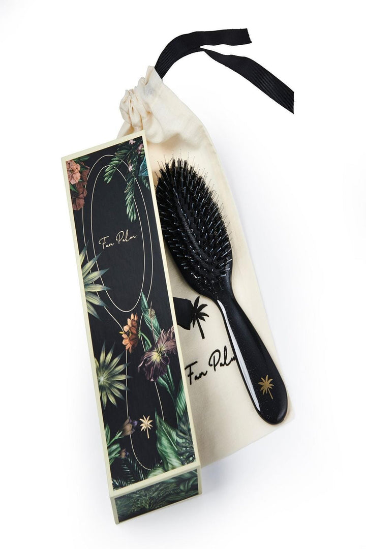 Fan Palm - Hair Brush Small - Stardust Hårbørster 