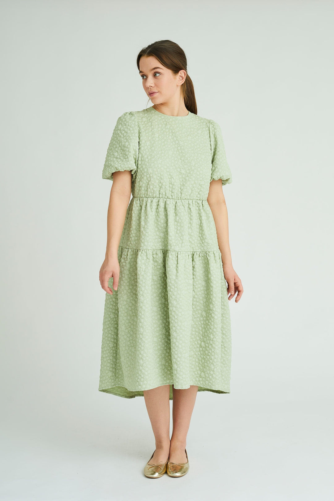 Forudbestilling - A-View - Ana Dress - 062 Forest Green Kjoler 