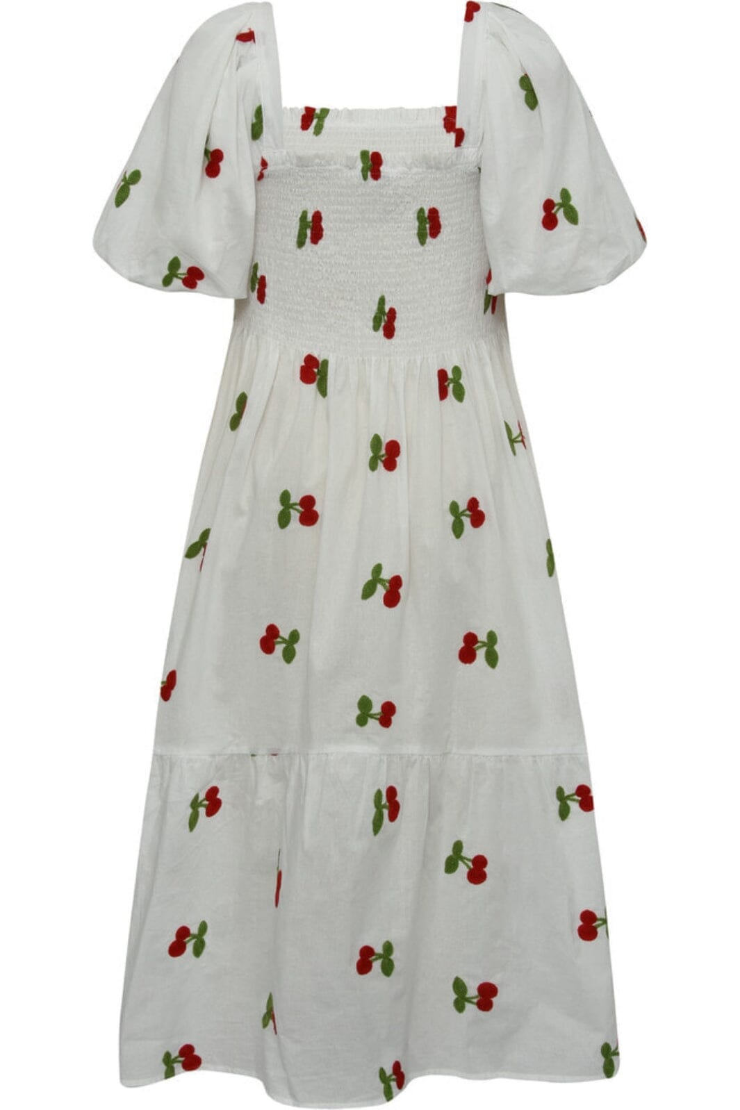 A-View - Cheri Fruit Dress - 198 White/Red