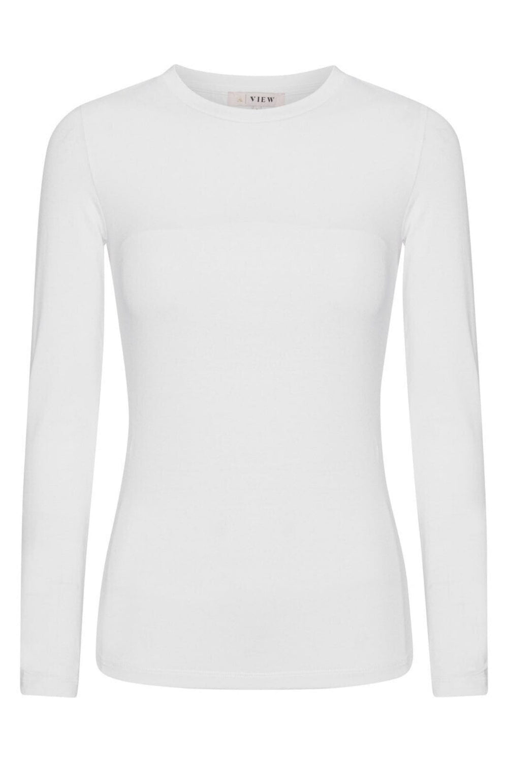 Forudbestilling - A-VIEW - Stabil Top L/S - 000 White Bluser 