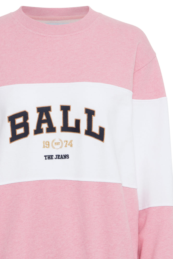 Forudbestilling - Ball - Bamontana Sweatshirt - 1621261 Azalea Pink Melange Sweatshirts 