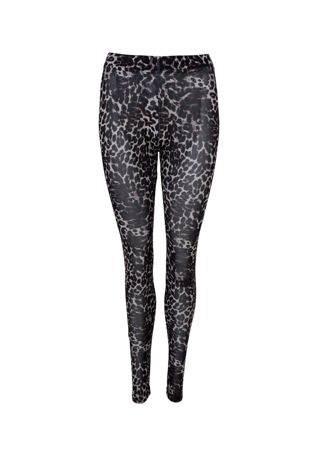 Black Colour - Bcannie Mesh Leggings - Grey Leo