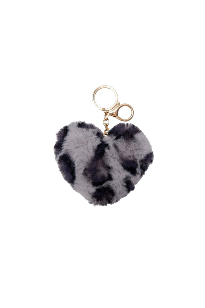 Forudbestilling - Black Colour - Bcheart Soft Keyhanger 10271 - Grey Leo Accessories 