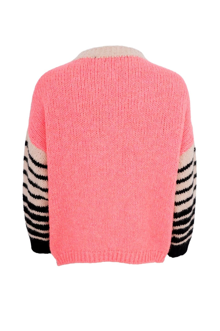 Forudbestilling - Black Colour - Bchilda Knit Cardigan - Coral Nude Cardigans 