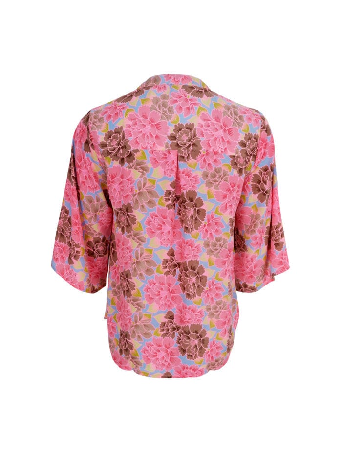 Forudbestilling - Black Colour - Bcluna Flared Sleeve Blouse - Blossom Candy 