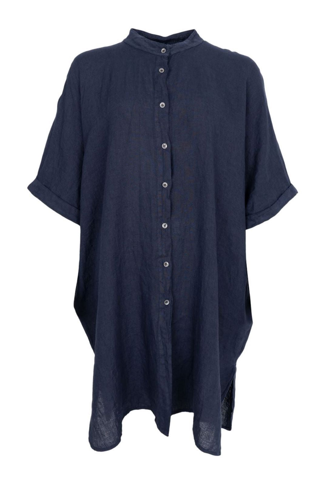 Forudbestilling - Black Colour - Bcmelina Linen Tunic 40574 - Navy Kjoler 