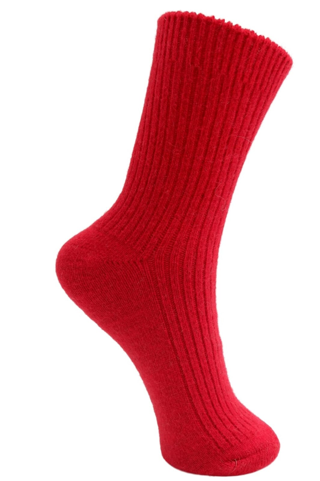 Black Colour - Bcronja Wool Sock 4184 - Red