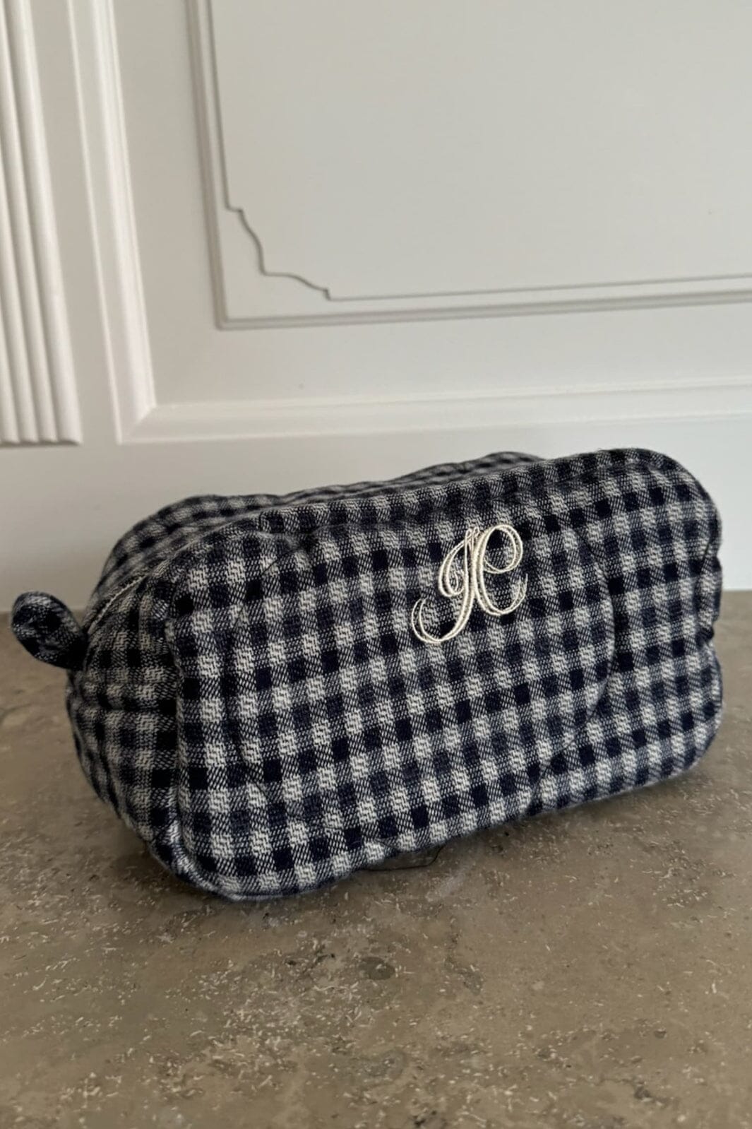 BYIC - Emilieic Mini Cosmetic Bag A23769 - Navyc - Navy Checks