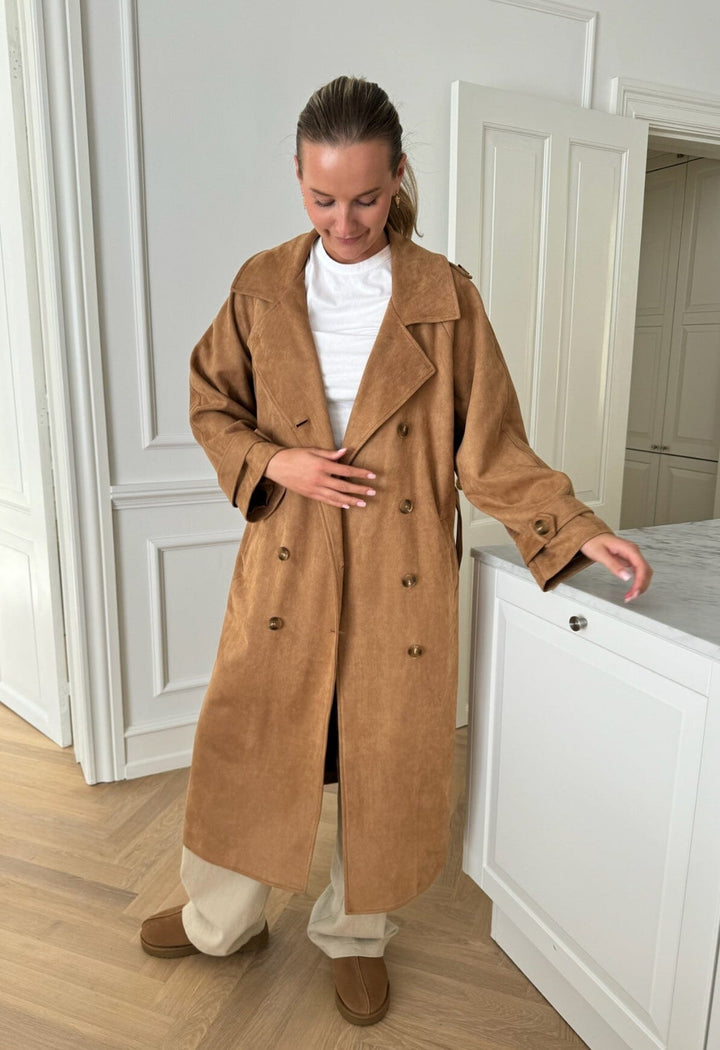 Forudbestilling - BYIC - Tillieic Trenchcoat - tan Tan Frakker 