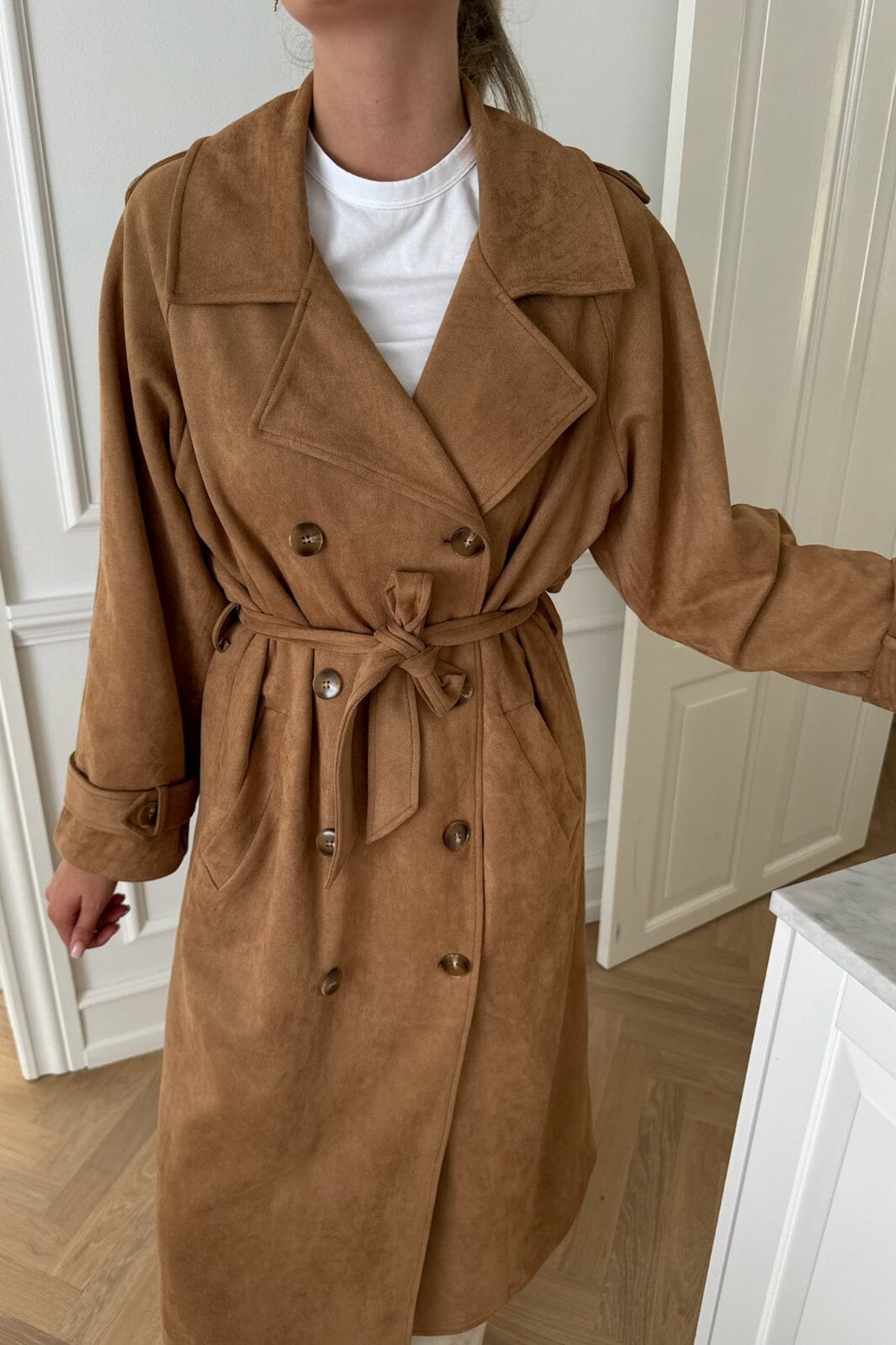 Forudbestilling - BYIC - Tillieic Trenchcoat - tan Tan Frakker 