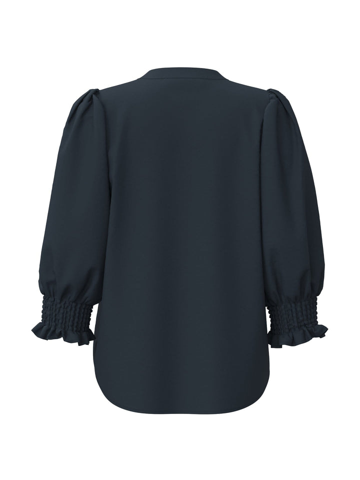 Forudbestilling - Co´couture - Callumcc Frill Ss Shirt 35484 - 61 Ink Skjorter 